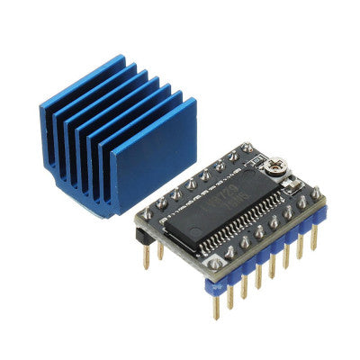 An LV8729 6V-36V Ultra Quiet 4-layer Substrate Stepper Motor Driver with Heatsink for 3D Printer