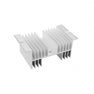 An M Shape Aluminum Single Phase Solid State Relay SSR Heat Sink Base Small Type Heat Radiator for 10A to100A