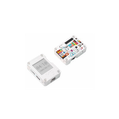 An M5 Stack ESP32 Core Ink Development Kit (1.5” eInk display)