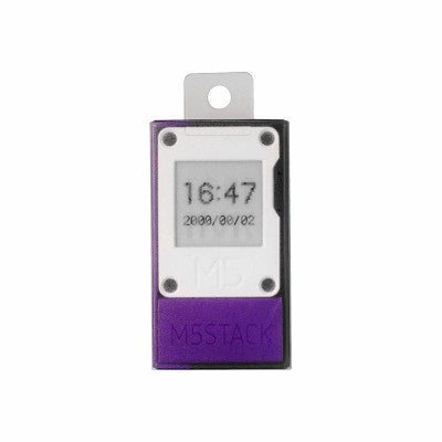 An M5 Stack ESP32 Core Ink Development Kit (1.5” eInk display)