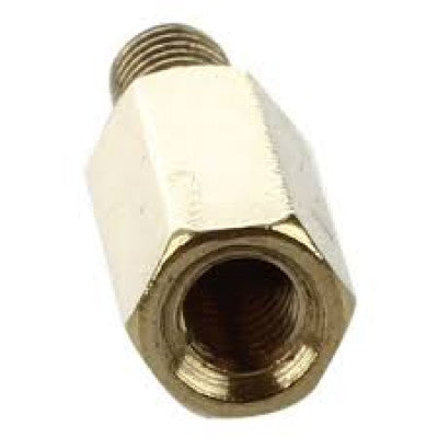 An M5 X 10mm Male-Female Brass Hex Threaded Pillar Standoff Spacer - 4 Pieces Pack