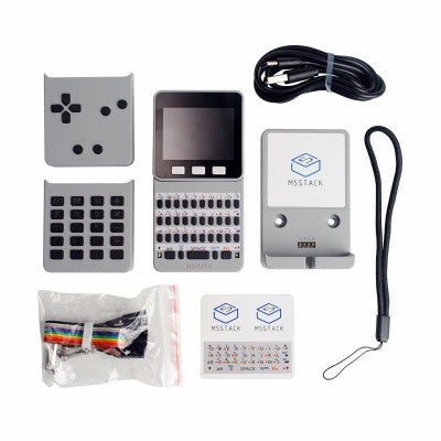 An M5 STACK Faces Kit Pocket Computer with Keyboard/Game/Calculator