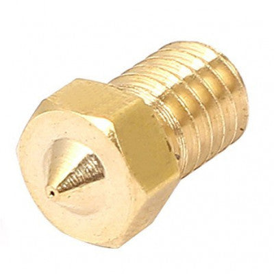 An M6 Thread Brass Nozzle V5 V6 UM Compatible - 1.75mm x 0.2mm (for 3D printer)