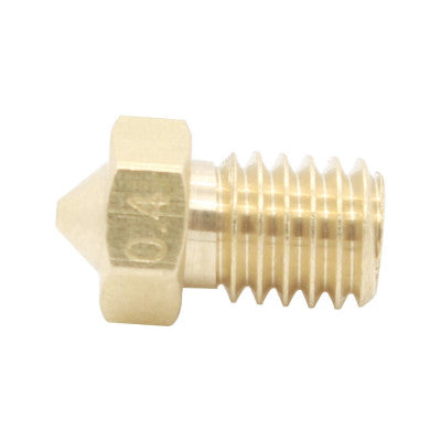 An M6 Thread Brass Nozzle V5 V6 UM Compatible - 1.75mm x 0.4mm (for 3D printer)