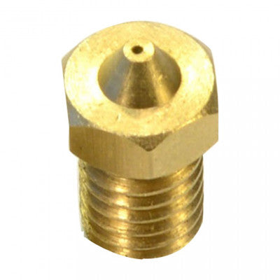 An M6 Thread Brass Nozzle V5 V6 UM Compatible - 1.75mm x 0.4mm (for 3D printer)