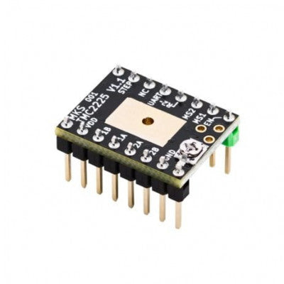 An MakerBase MKS TMC2225 Stepper Motor Driver with Heat Sink
