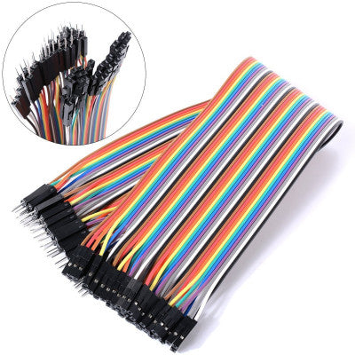 An Male To Female Jumper Wires (10cm) - 40 Pieces pack