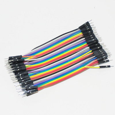 An Male To Male Jumper Wires (10cm) - 40 Pieces pack
