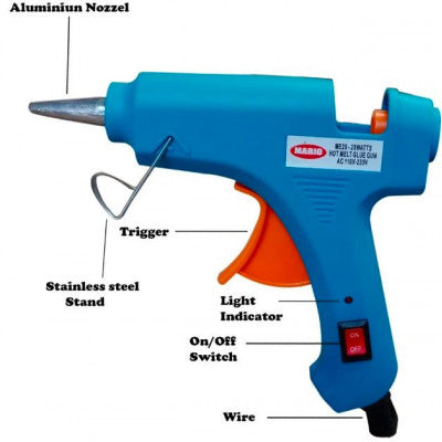 An Mario 20 Watt ME-20 Hot Melt Glue Gun