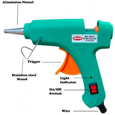An Mario 20 Watt ME-20 Hot Melt Glue Gun