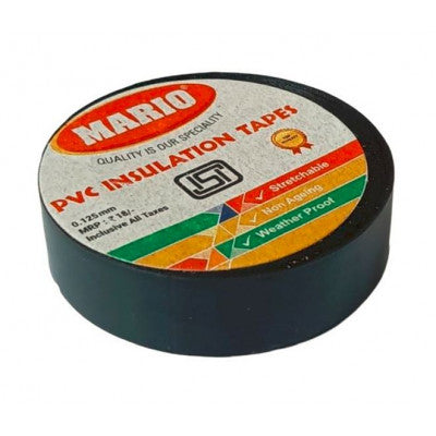 An Mario PVC Insulating Tape - Black Color - 1 Piece Pack