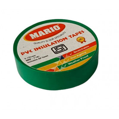 An Mario PVC Insulating Tape - Green Color - 1 Piece Pack