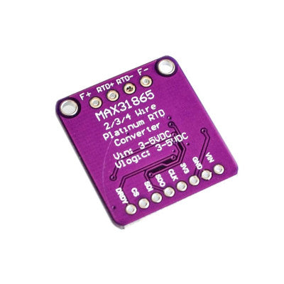 An MAX31865 PT100-PT1000 RTD Platinum Resistance Temperature Detector Module