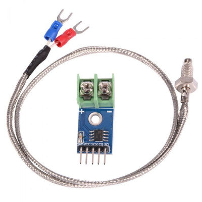 An MAX6675 Module with K Type Thermocouple Sensor