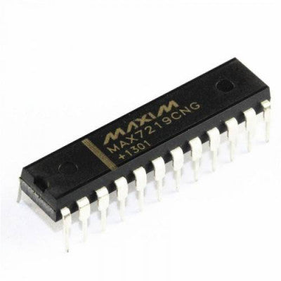 An MAX7219 8-Digit LED Display Driver IC DIP-24 Package