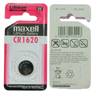 An Maxell CR1620 (Original) 3V Lithium Coin Cell Battery Industrial Grade