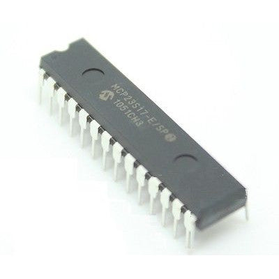 An MCP23S17 16-Bit Input/Output Expander with I2C Interface IC DIP-18 Package