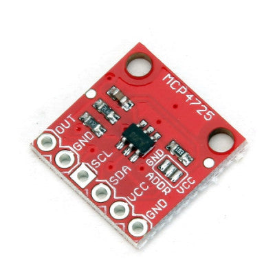An MCP4725 I2C DAC Breakout Development Board