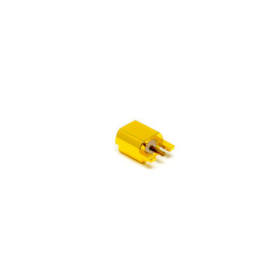 An MCX Edge Mount For PCB Mount Female Connector 180 Degree Gold Plating