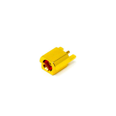 An MCX Edge Mount For PCB Mount Female Connector 180 Degree Gold Plating