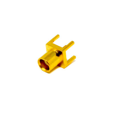 An MCX Straight Connector Coax Female Through Hole For PCB