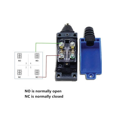 An ME-8108 Rotary Adjustable Roller Lever Arm Mini Limit Switch