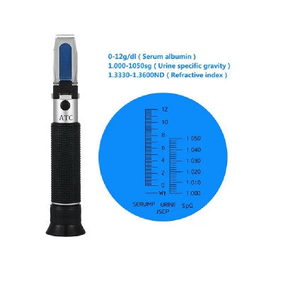 An Medical Refractometer ATC Urine/Serum Protein Refractometer Concentration Meter