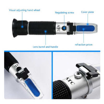 An Medical Refractometer ATC Urine/Serum Protein Refractometer Concentration Meter