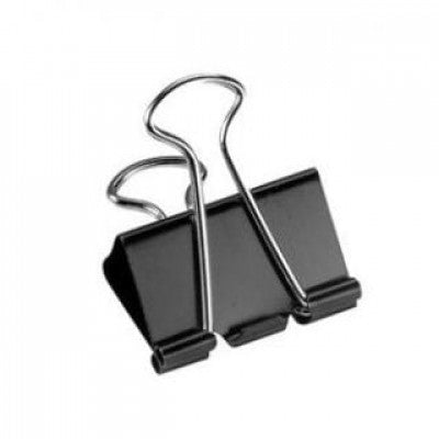 An Metal Binder Clips Black 25MM - 4 Pieces Pack