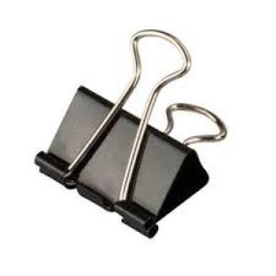 An Metal Binder Clips Black 25MM - 4 Pieces Pack