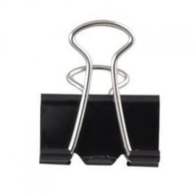An Metal Binder Clips Black 25MM - 4 Pieces Pack