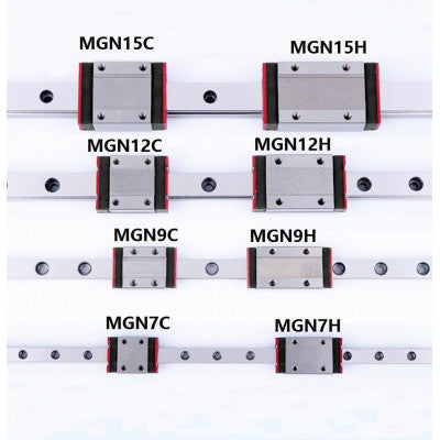 An MGN15H Linear Guide Rail - 0.5M with Sliding block