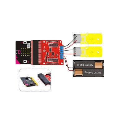 An Micro Bit Motor Drive Breakout Board Shield