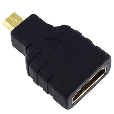 An Micro HDMI Male To HDMI Female Adaptor for Raspberry Pi 4