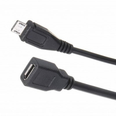An Micro USB Male to Female Power Cord Cable with Switch for Raspberry Pi 3
