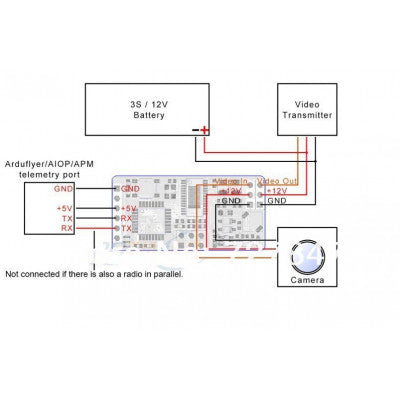 An Mini OSD with Plastic shell FOR APM 2.6/2.8
