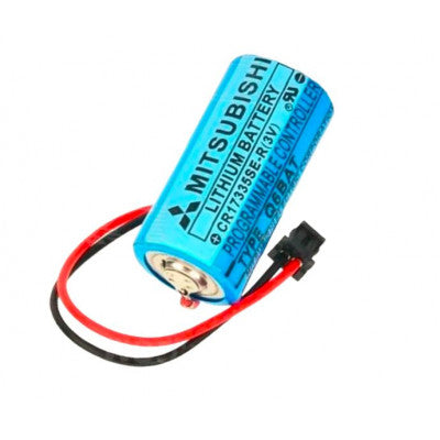 An MITSUBISHI CR-17335SE-R 3V Q6BAT 1800mAH Non-Rechargeable Lithium Battery with Plug