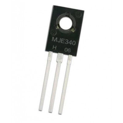 An MJE340 NPN Bipolar Power Transistor 300V 500mA TO-126 Package