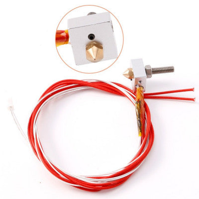 An MK8 Extruder Kit For Makerbot Prusa i3 3D Printer 1.75/0.4mm Printhead