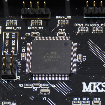 An MKS GEN V1.4 3D Printer Control Motherboard with 50cm USB Cable