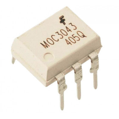 An MOC3043 IC - Zero-Cross Optoisolator Triac Driver IC