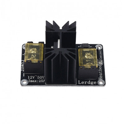 An MOS25 12 to 50V 25A 3D printer Heat Bed Power Expansion Module with Cables