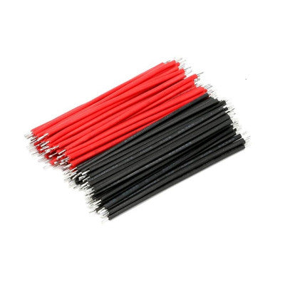An Motherboard, PCB, Breadboard Jumper Cable 150mm 24AWG (Black) - 50 Pieces Pack