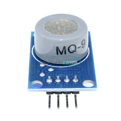 An MQ9 Carbon Monoxide, Methane and LPG Gas Sensor Module