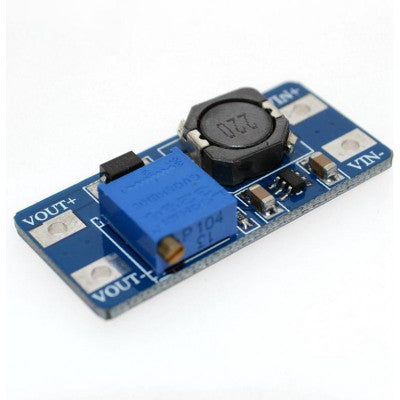 An MT3608 2A Max DC-DC Step Up Power Module Booster Power Module