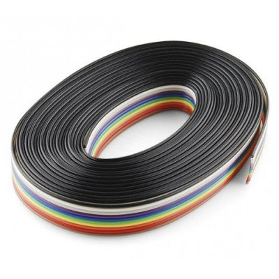 An Multicolour Flat Ribbon Cable 10 wire per 1 meter - 2 Pieces pack