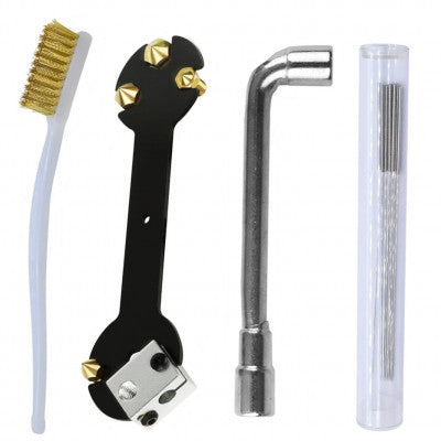 An Multifunctional Wrench+ Nozzle Brush + Cleaning Needles for Ender 3 E3D / MK8 / MK10 3D Printer Parts Nozzle Cleaner Tool