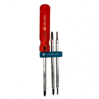 An Multitec SDK-600 6 In 1 Multibit Stubby Reversible Screw Driver Set