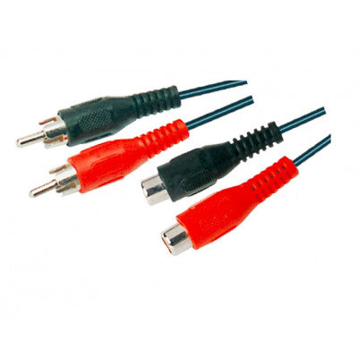 An MX 2 RCA Male Plug To MX 2 RCA Female Socket Cord 1.5 Meter (MX-779)