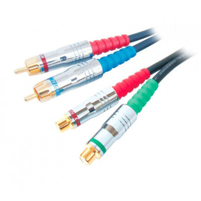 An MX 2 RCA Male Plug To MX 2 RCA Female Socket Cord Low Noise Digital Cable 3 Meter (MX-2850A)